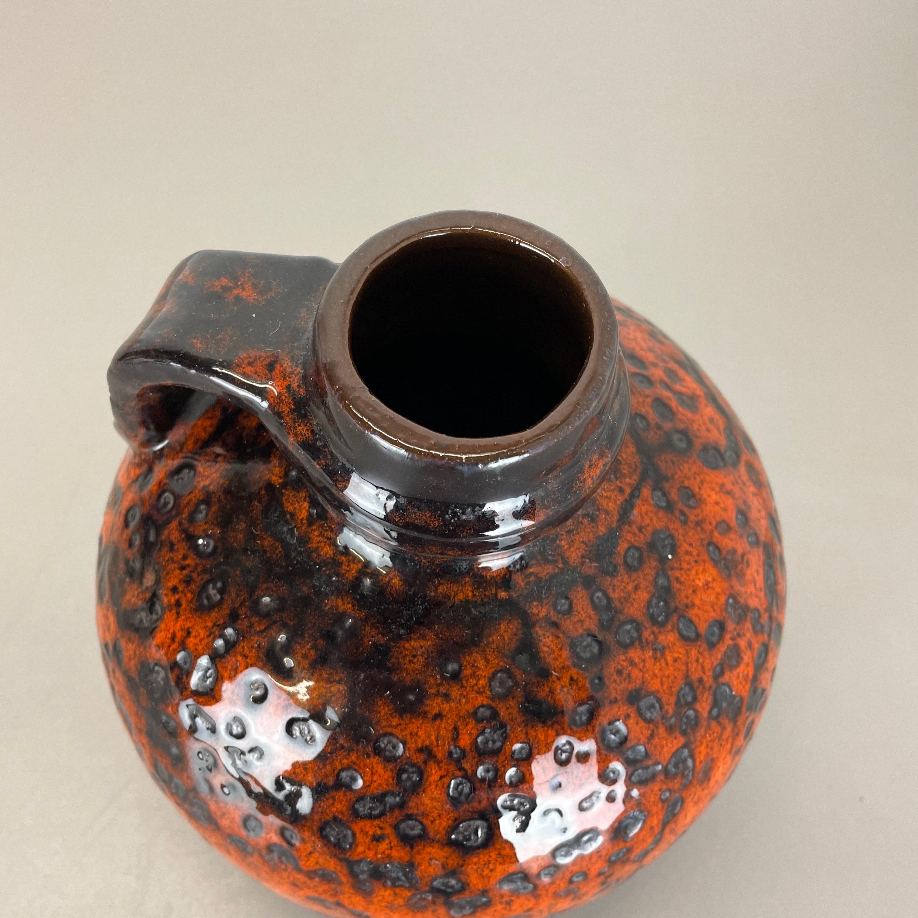 Fat Lava Ceramic Pottery Vase Heinz Siery Carstens Tönnieshof, Germany, 1970s 5
