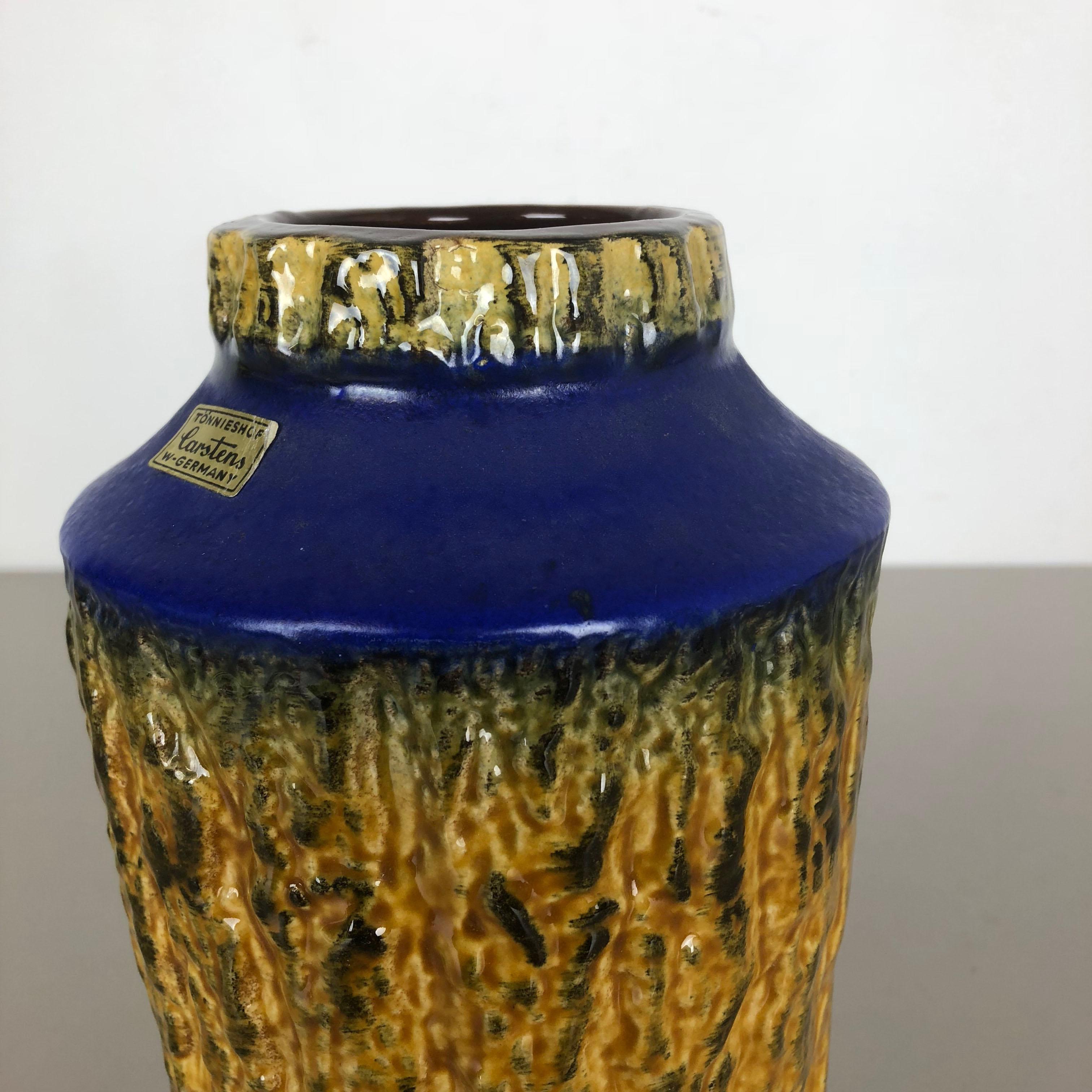 Vase en céramique de lave grasse Heinz Siery Carstens Tnnieshof, Allemagne, 1970 en vente 4