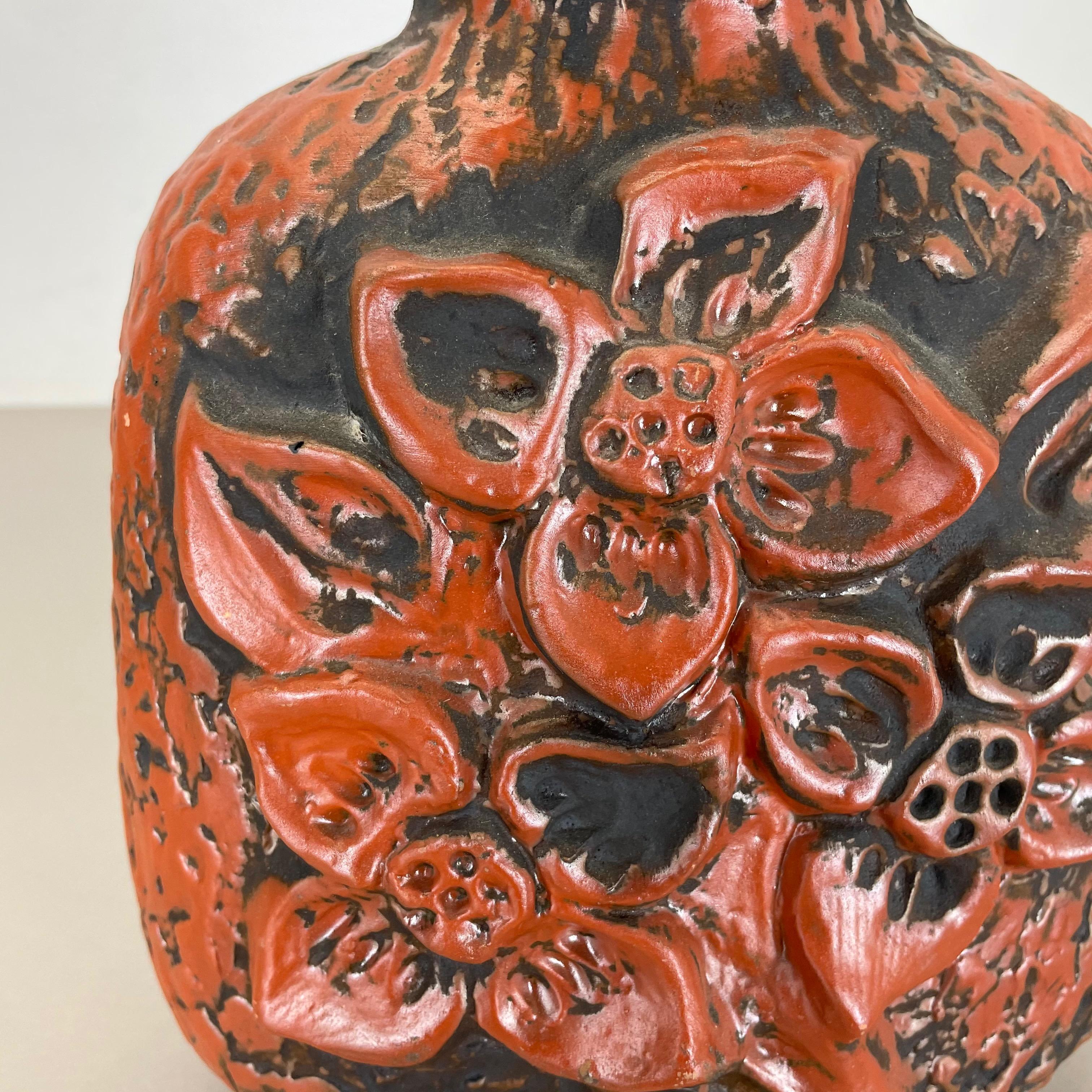 Fat Lava-Keramikvase, Heinz Siery Carstens Tnnieshof, Deutschland, 1970er Jahre im Angebot 7