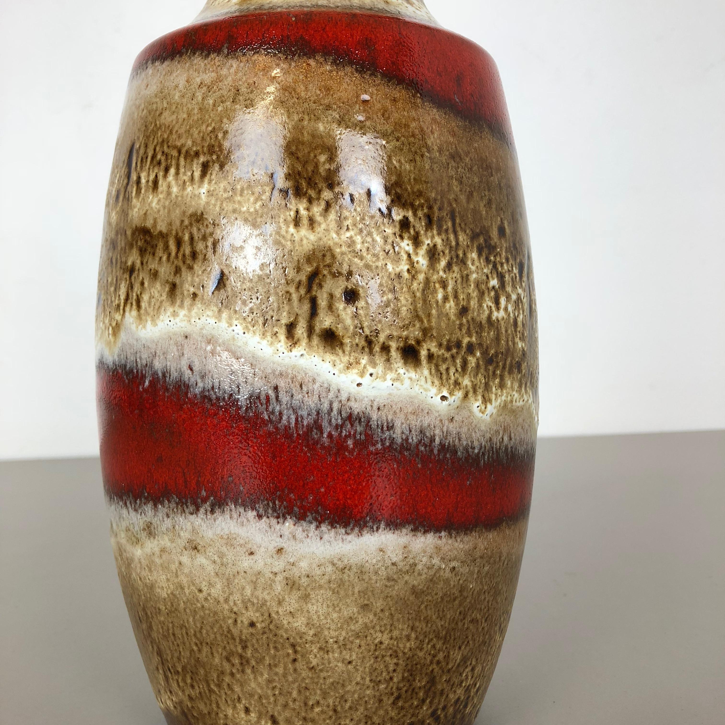 Fat Lava Ceramic Pottery Vase Heinz Siery Carstens Tönnieshof, Germany, 1970s For Sale 8