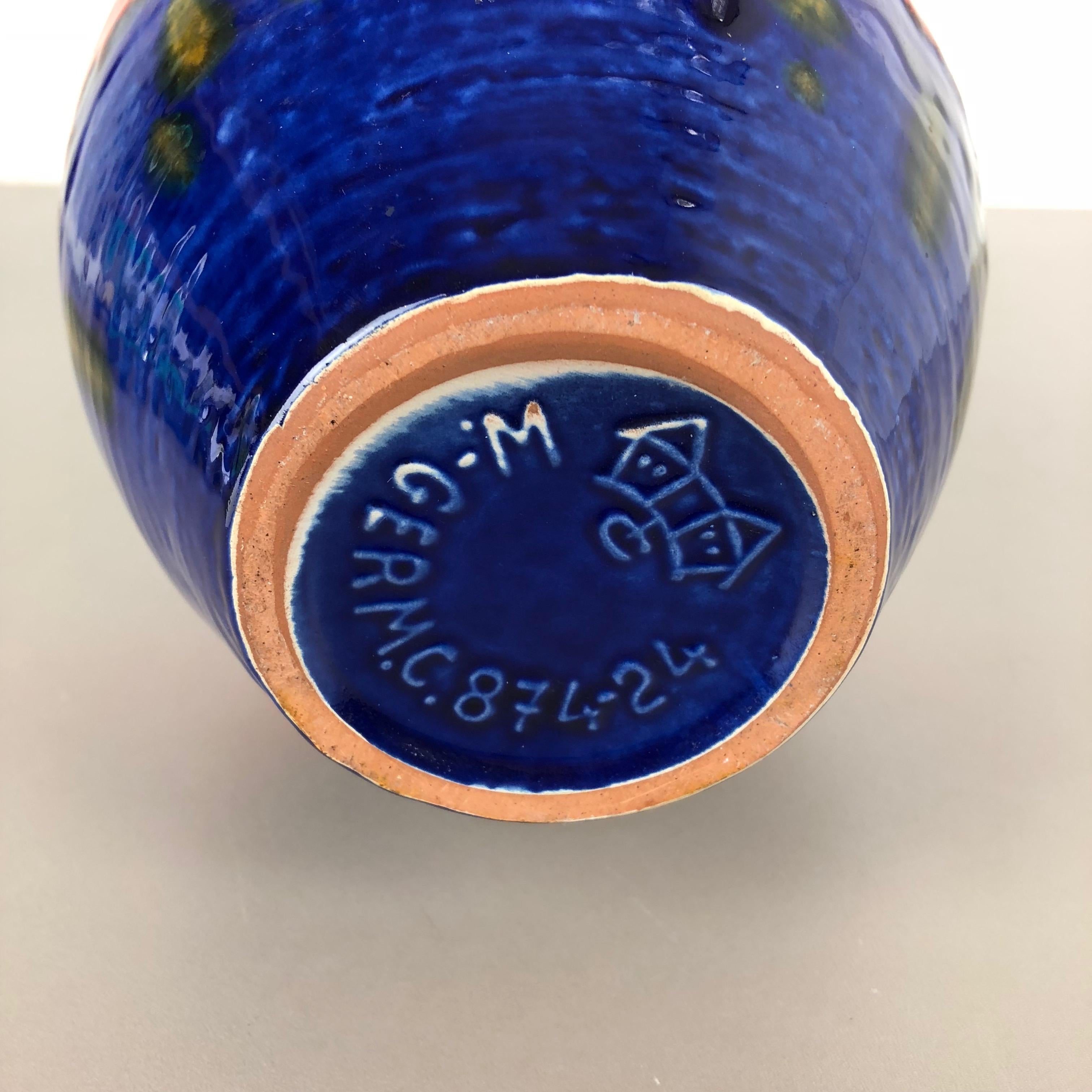 Fat Lava Ceramic Pottery Vase Heinz Siery Carstens Tönnieshof, Germany, 1970s 9