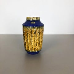 Vaso in ceramica Lava Grassa Heinz Siery Carstens Tönnieshof, Germania, anni '1970