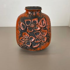 Fat Lava Ceramic Pottery Vase Heinz Siery Carstens Tönnieshof, Germany, 1970s