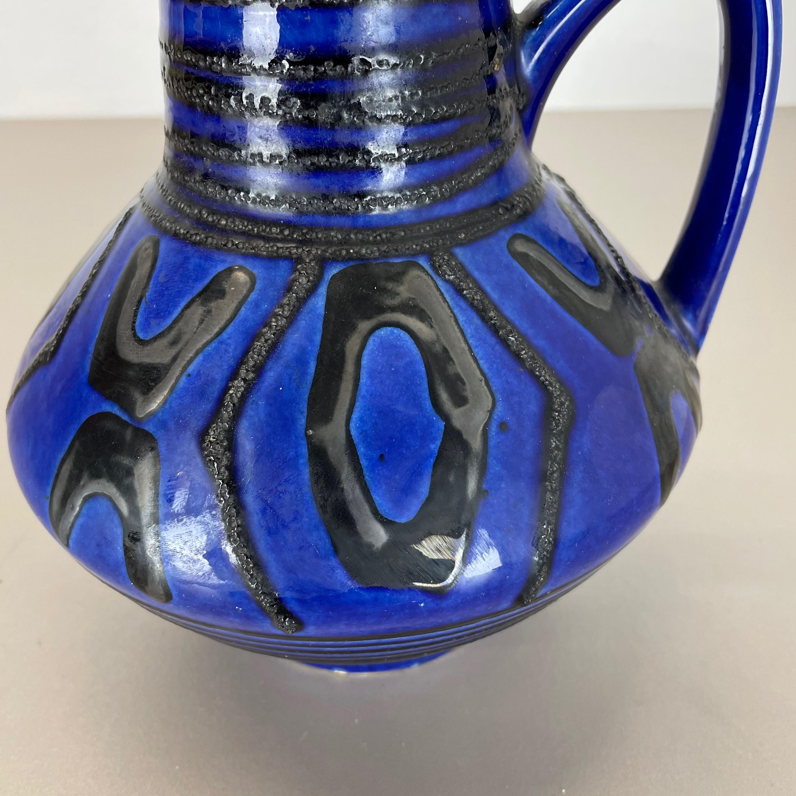 Céramique Vase en céramique Fat Lava Heinz Siery Carstens Tönnieshof, Allemagne, années 1970 en vente