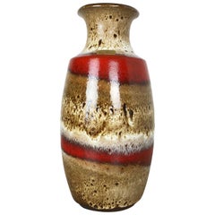 Vintage Fat Lava Ceramic Pottery Vase Heinz Siery Carstens Tönnieshof, Germany, 1970s