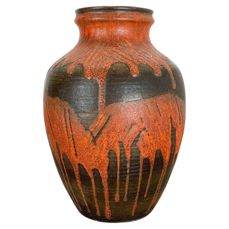 Fat Lava Ceramic Pottery Vase Heinz Siery Carstens Tönnieshof 