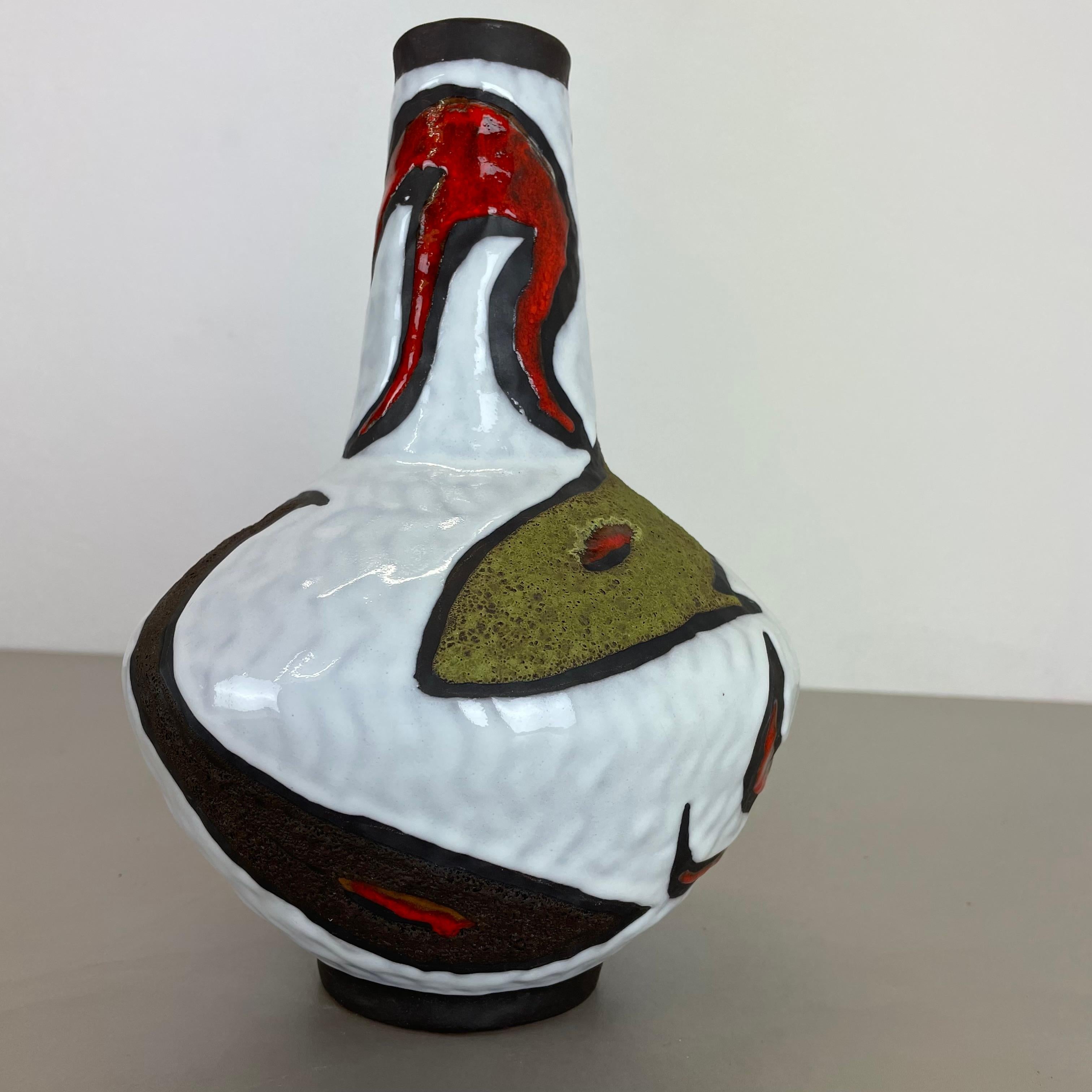 German Fat Lava Ceramic Vase 103 