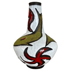 Fat Lava Ceramic Vase 103 "SEALIFE" Heinz Siery Carstens Tönnieshof, WGP, 1960s