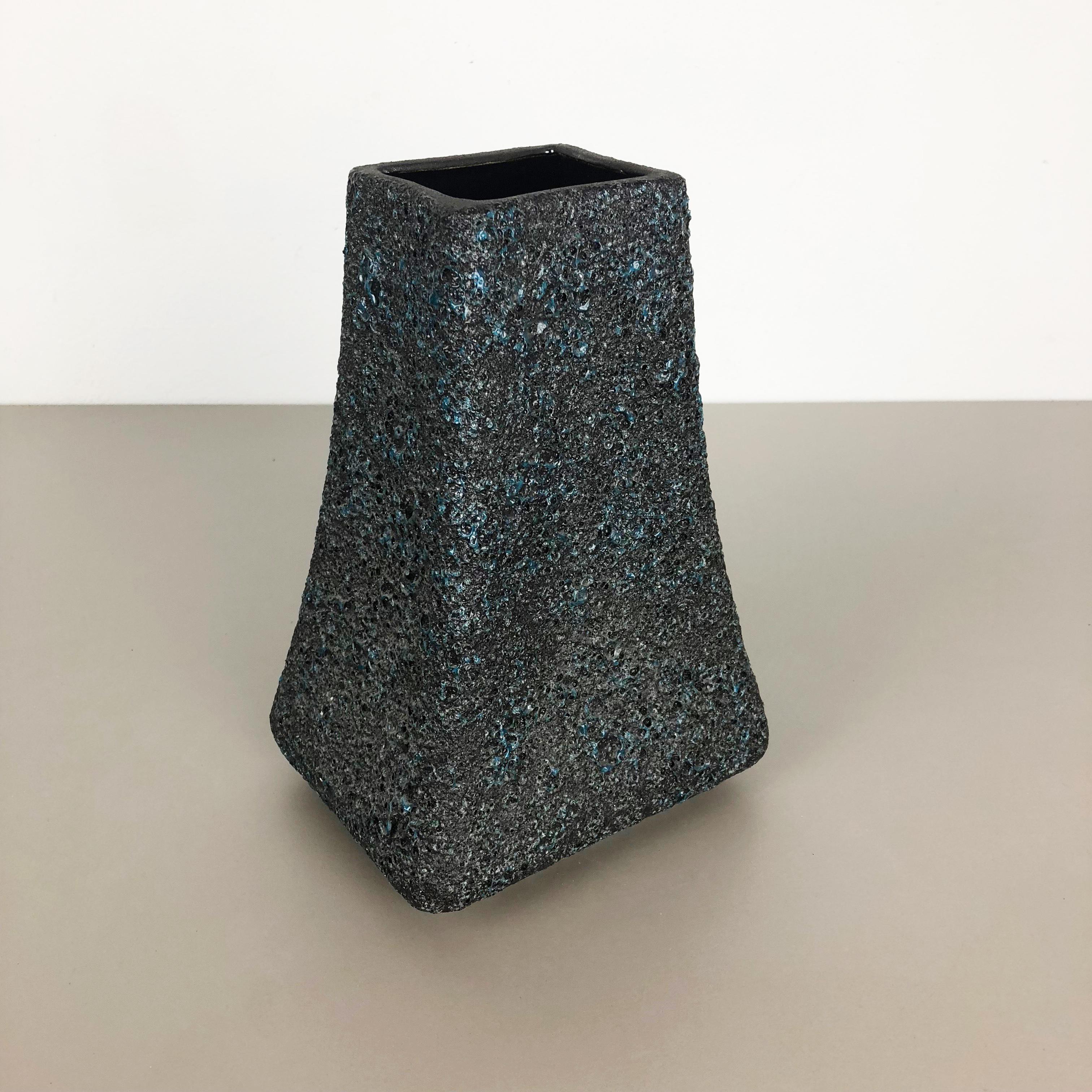 Fat Lava Pottery Vase 