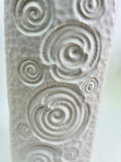 Fat Lava Scheurich Vase with Decor and Stamp 282-26, W-Germany, 1960s