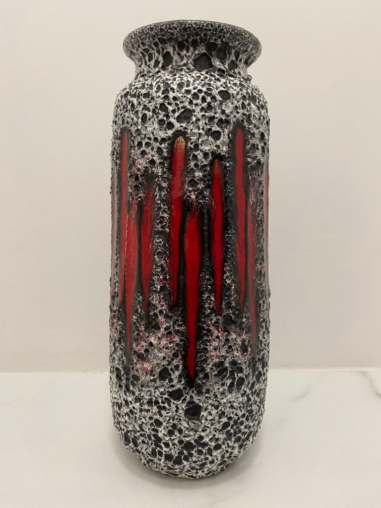 Fat Lava Vase (decor Lora) by Scheurich Keramik Germany For Sale