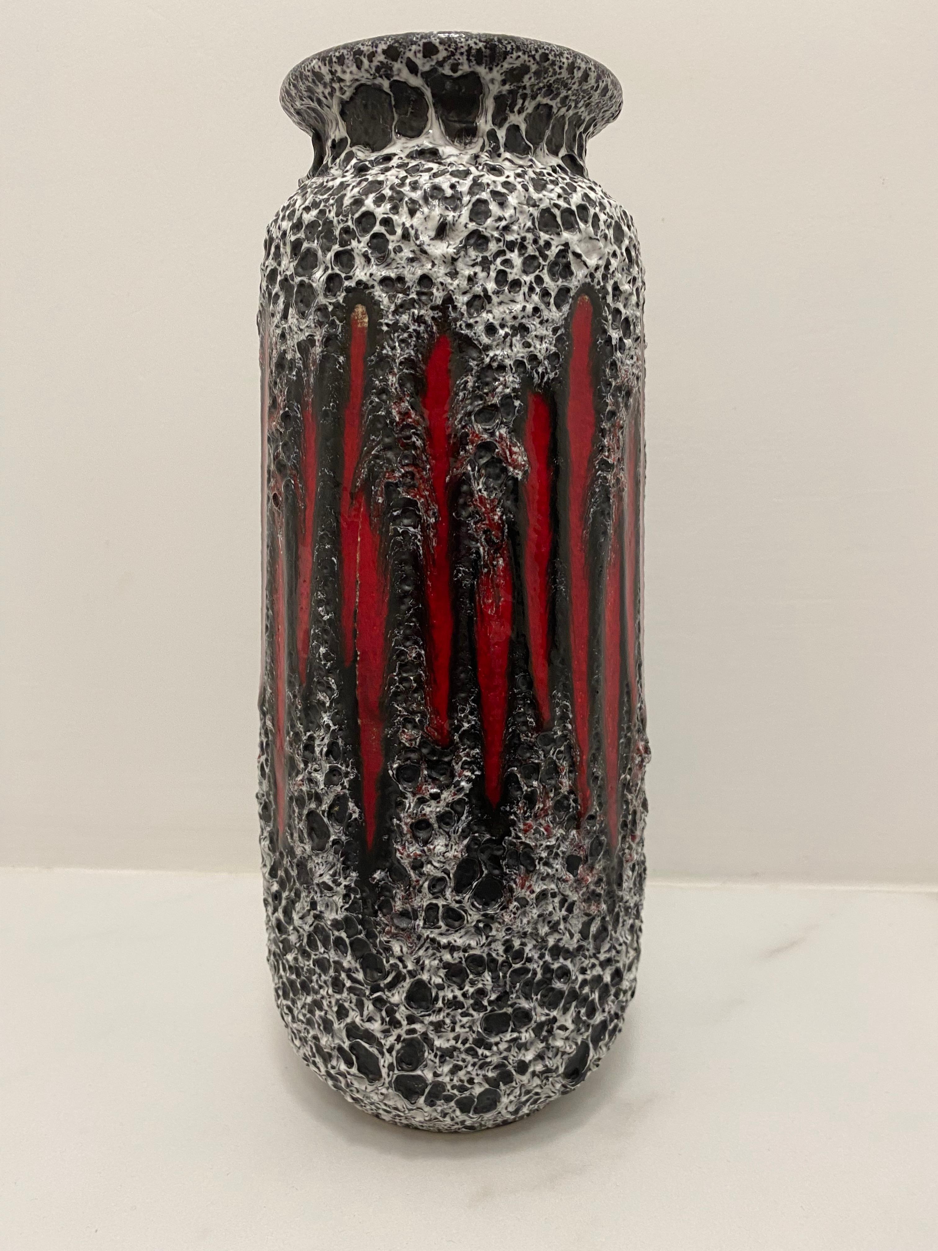 Vaso di Lava Grassa (decoro Lora) di Scheurich Keramik Germania In condizioni buone in vendita a Waddinxveen, ZH