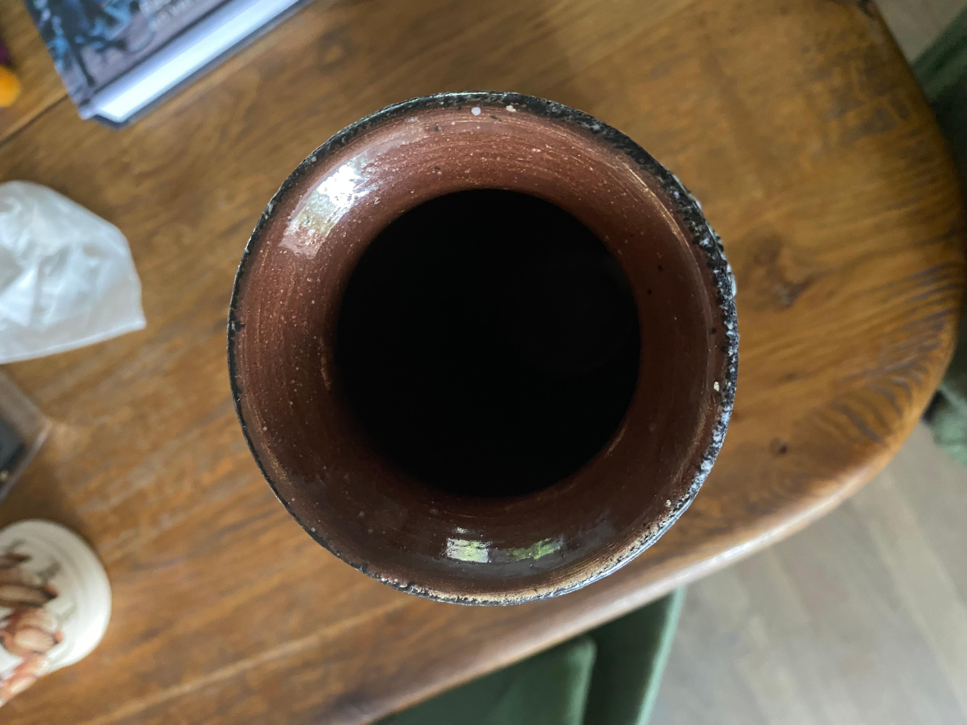 Ceramica Vaso di Lava Grassa (decoro Lora) di Scheurich Keramik Germania in vendita
