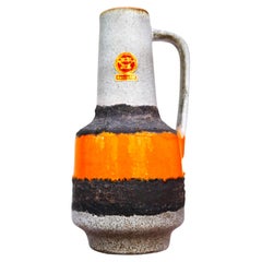 Vintage Fat lava vase from Haldensleben Keramik, former East Germany. 