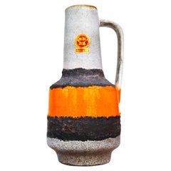 Fat lava vase from Haldensleben Keramik, former East Germany.