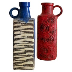 Fat Lava Vases by Scheurich Keramik