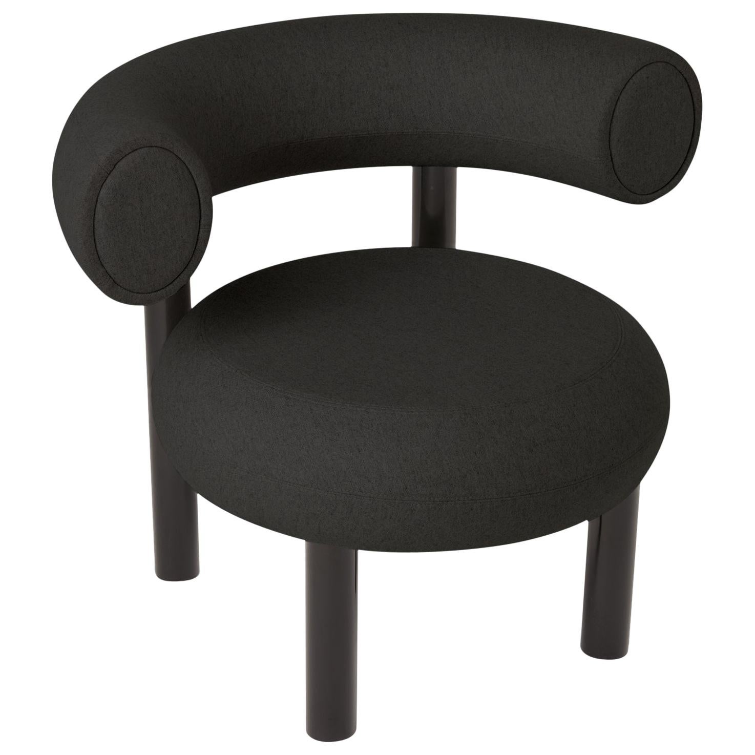 Black (Mollie Melton 0202.jpg) FAT Lounge Chair with Black Legs by Tom Dixon