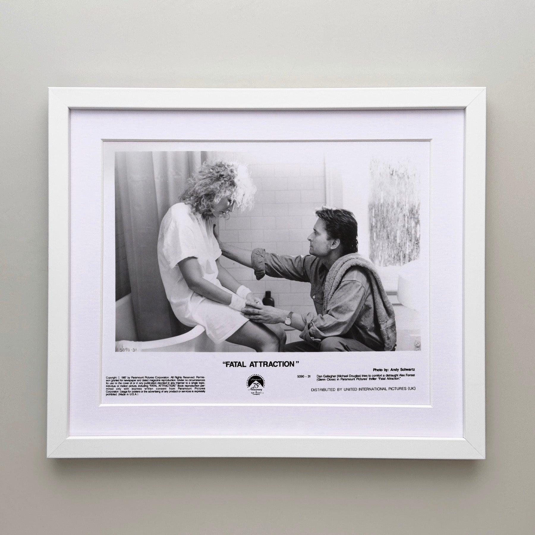 Américain Fatal Attraction 1987 Publicity Film Movie Press Still Framed en vente