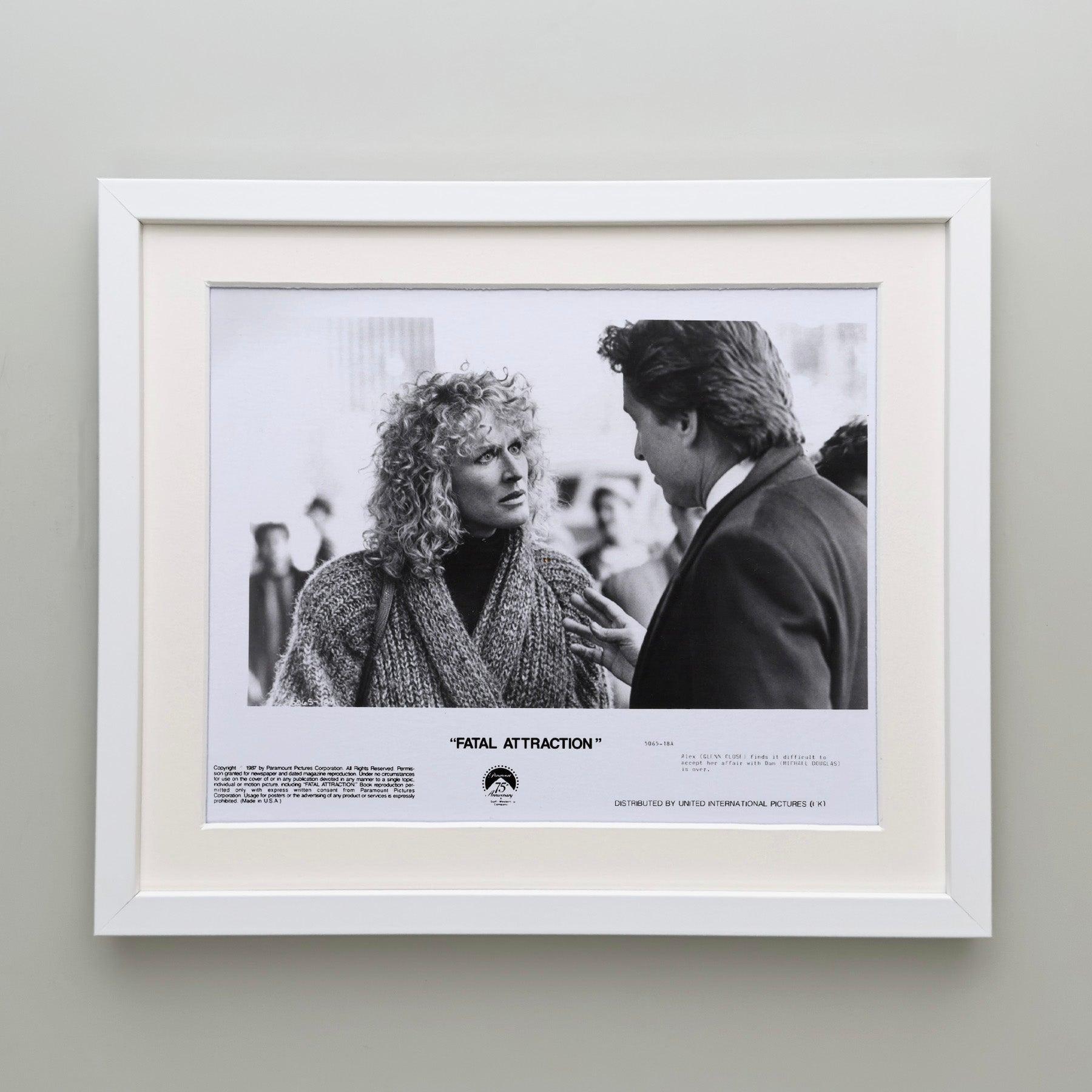 Fatal Attraction 1987 Publicity Film Movie Press Still Framed Excellent état - En vente à Bath, Somerset