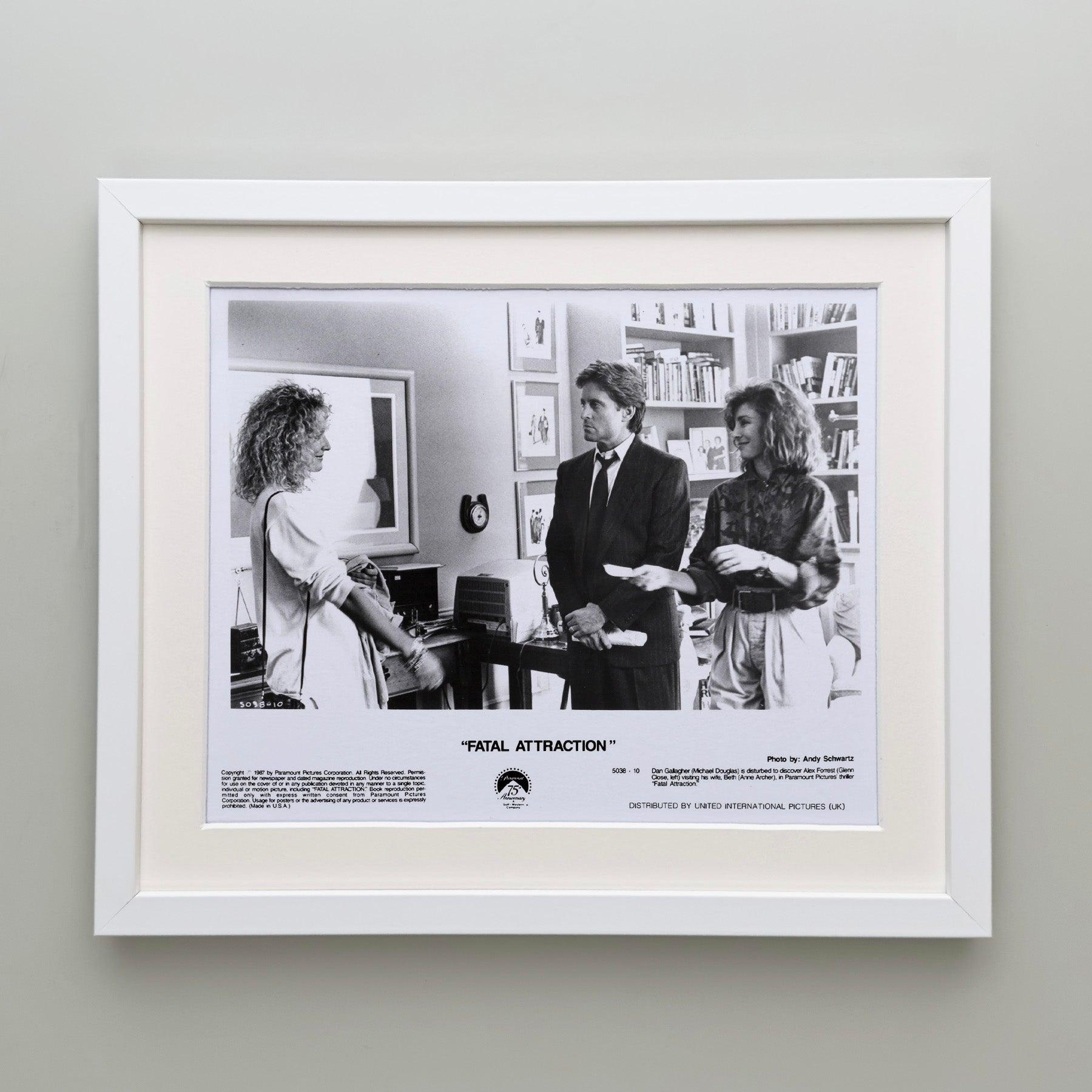 Fatal Attraction 1987 Publicity Film Movie Press Still Framed Excellent état - En vente à Bath, Somerset