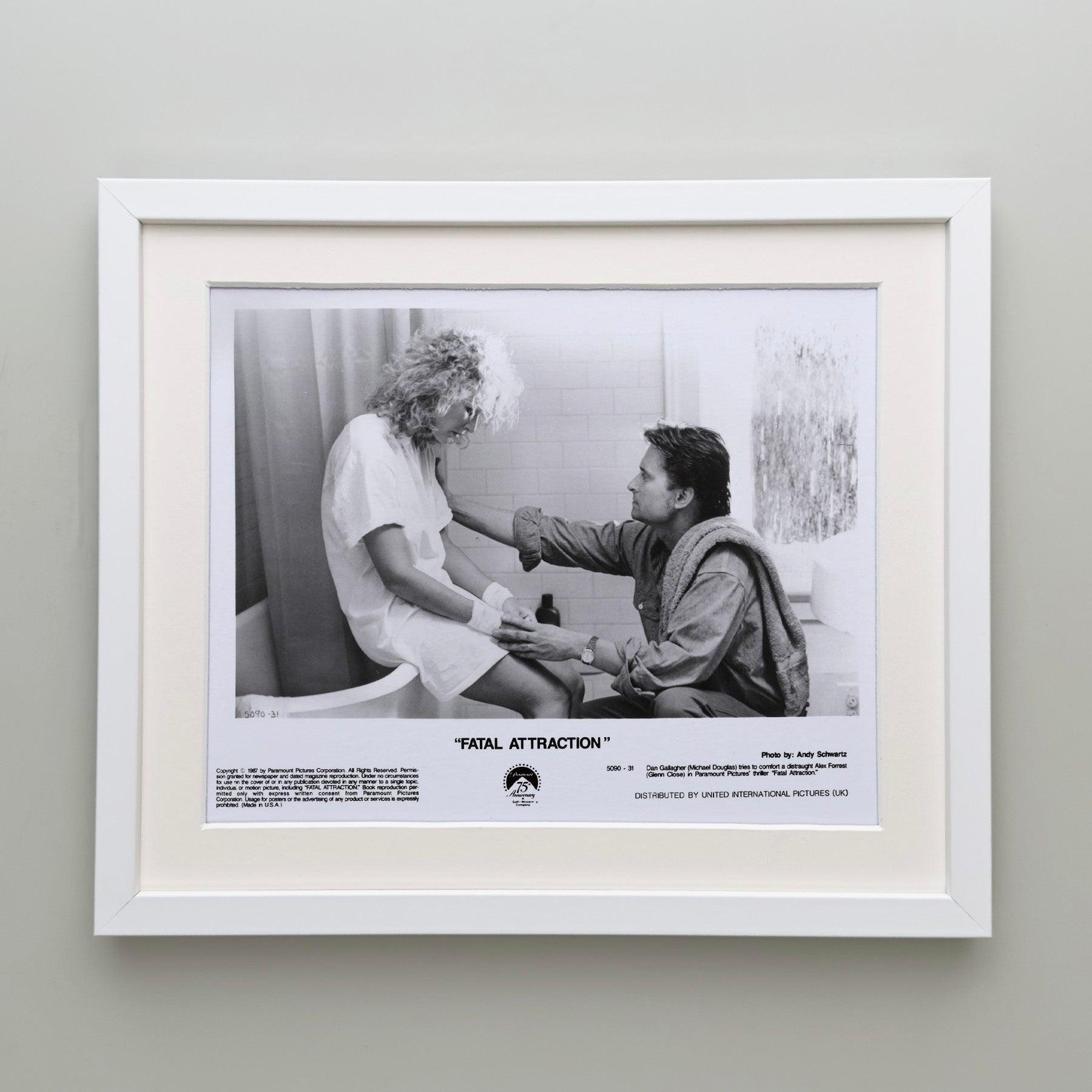 Fatal Attraction 1987 Publicity Film Movie Press Still Framed Excellent état - En vente à Bath, Somerset
