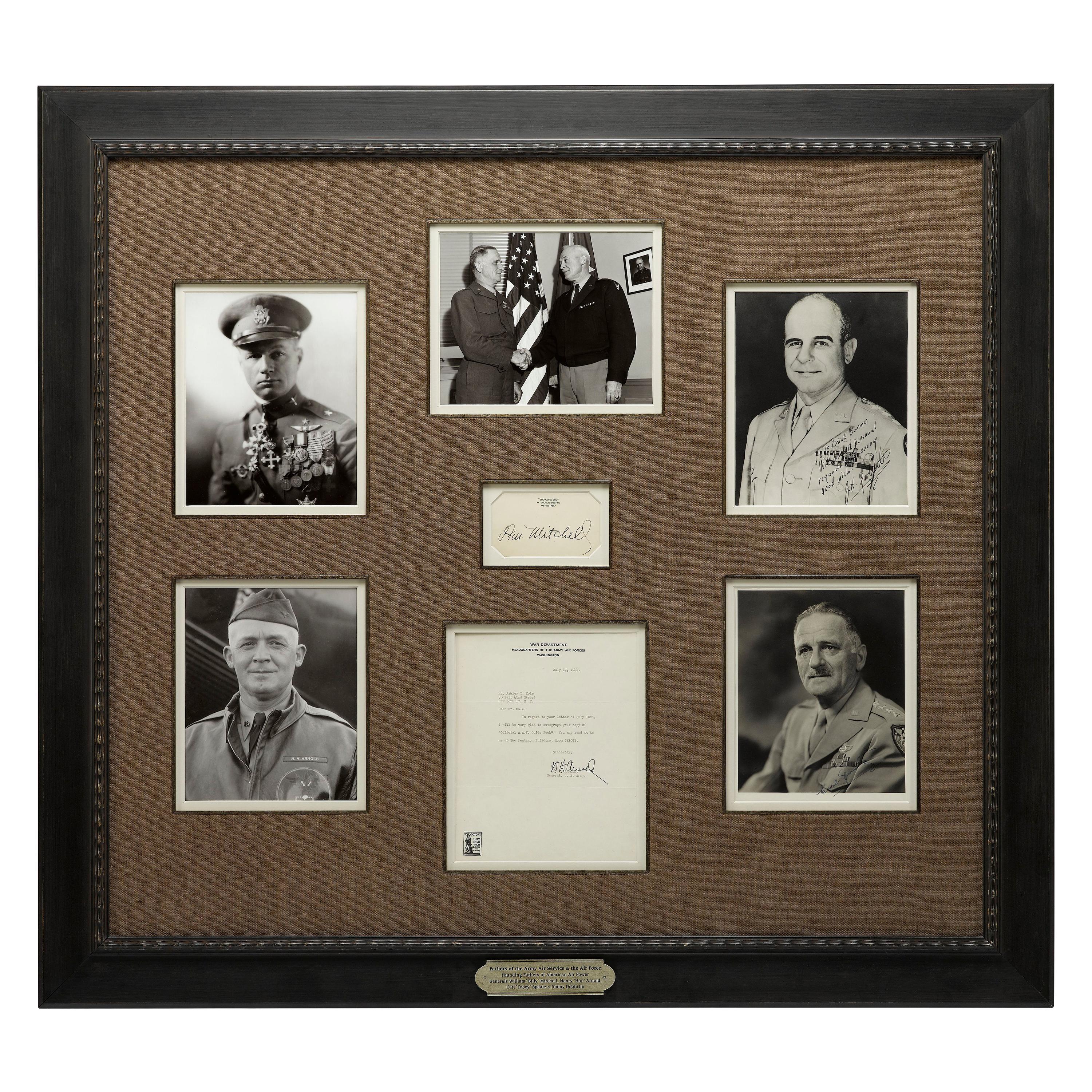 Fathers of the Air Service Authentic Signature Collage, circa 1926-1993