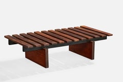 Fatima Arquitetura e Interiores, Bench, Wood, Brazil, 1960s