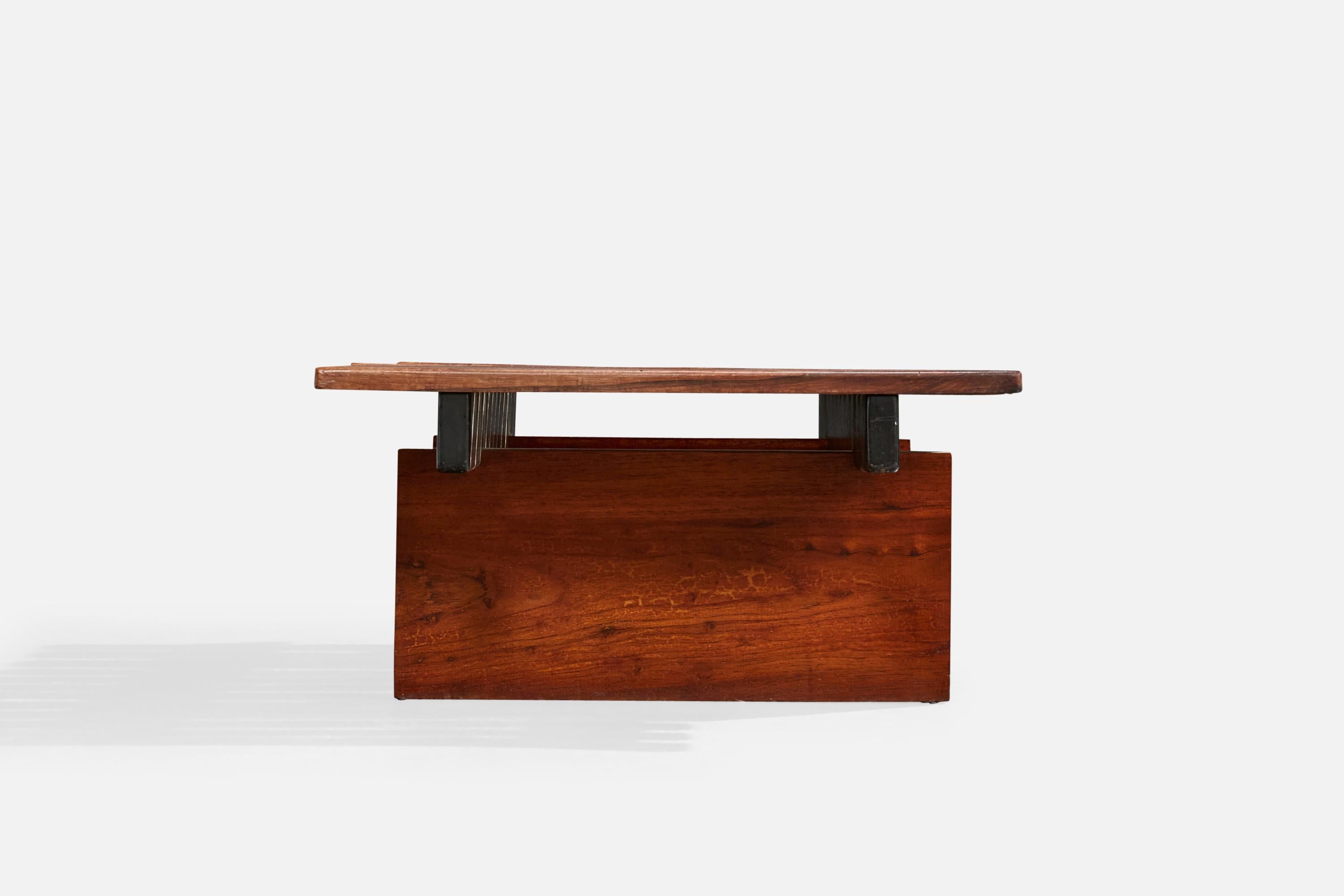 Milieu du XXe siècle Fatima Arquitetura e Interiores, Banc, Wood, Brésil, années 1960 en vente