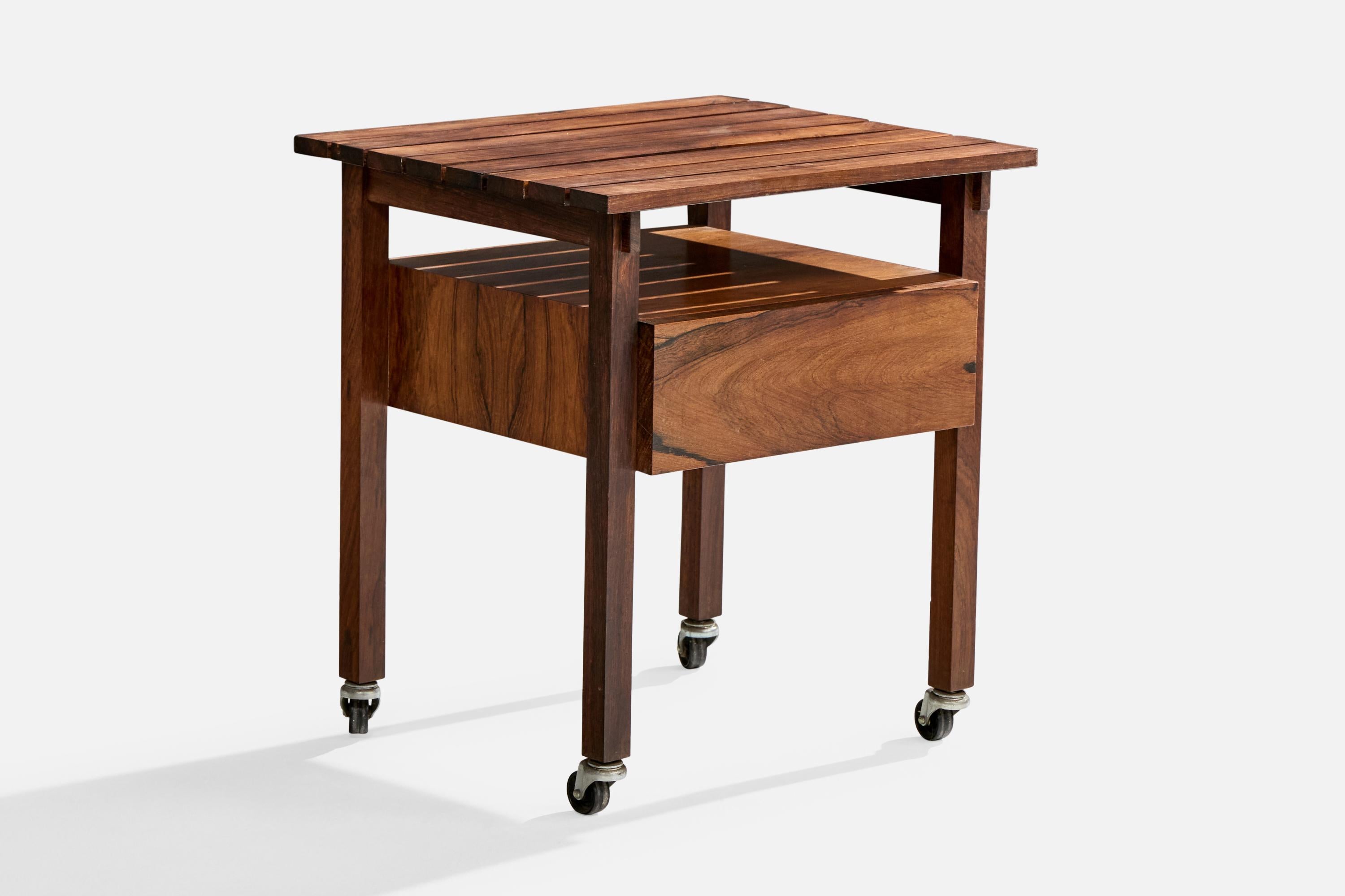 Brésilien Fatima Arquitetura e Interiores, tables d'appoint, bois, Brésil, 1960 en vente