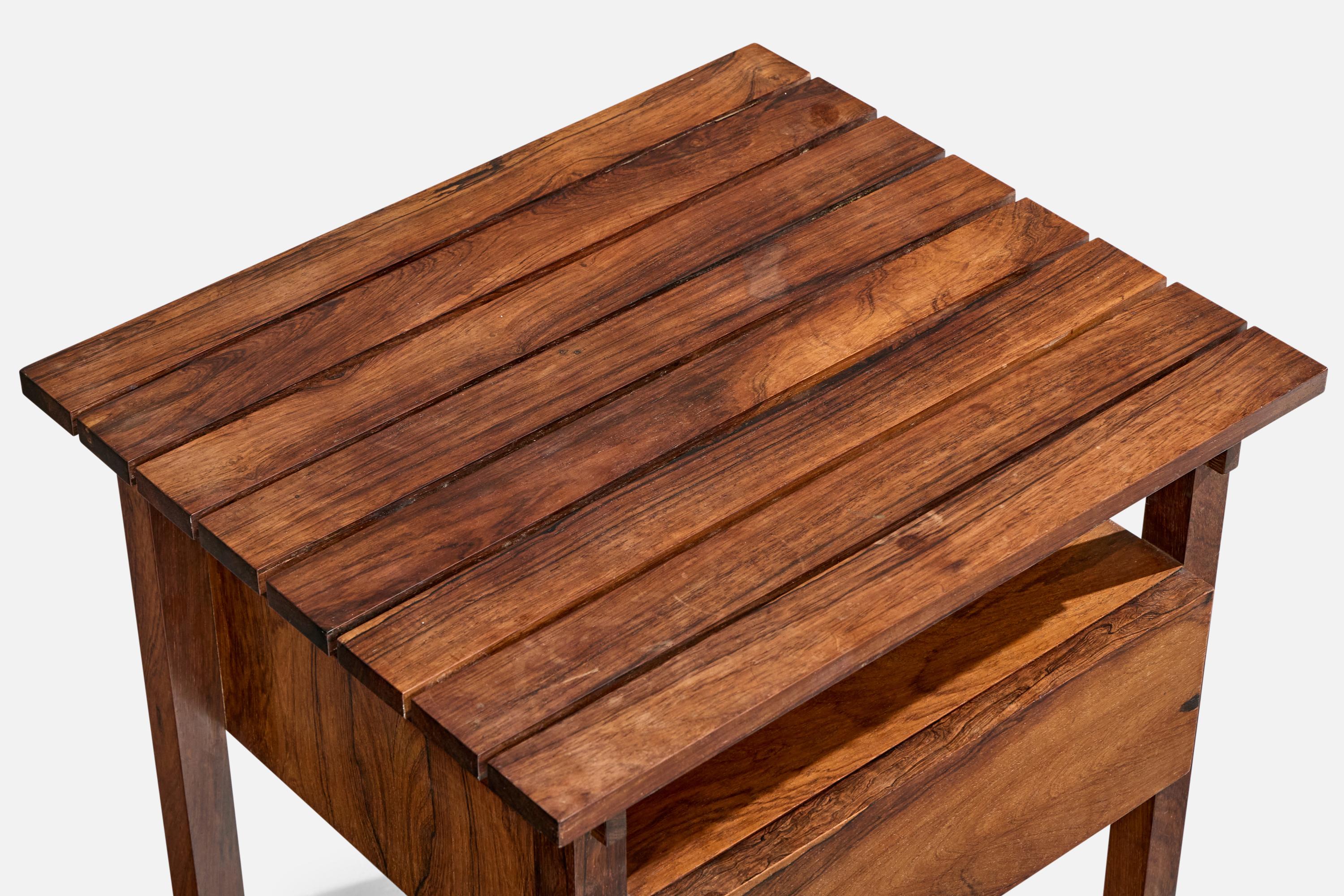 Fatima Arquitetura e Interiores, tables d'appoint, bois, Brésil, 1960 en vente 1