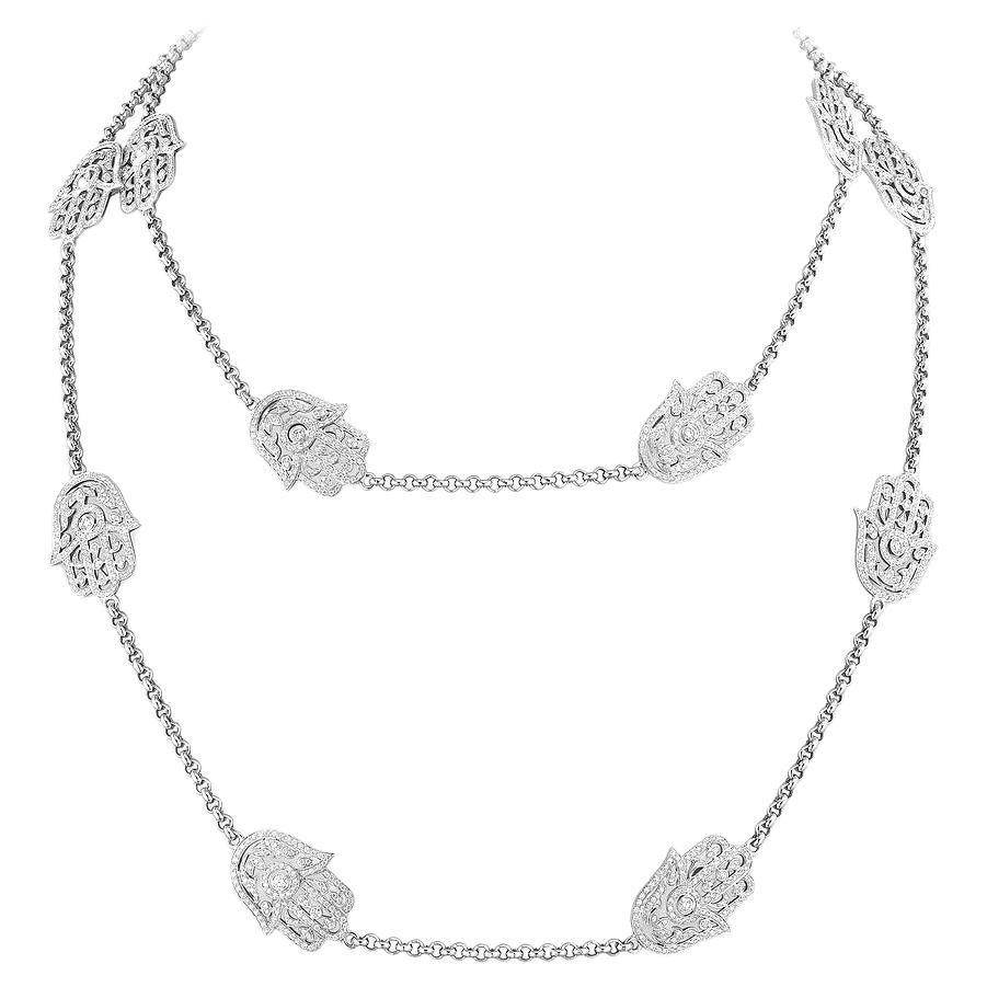 Collana Fatma Hand in vendita