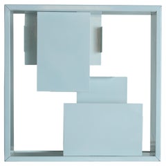 Fato White Metal Table or Wall Lamp by Gio Ponti for Artemide, Italy, 1970s