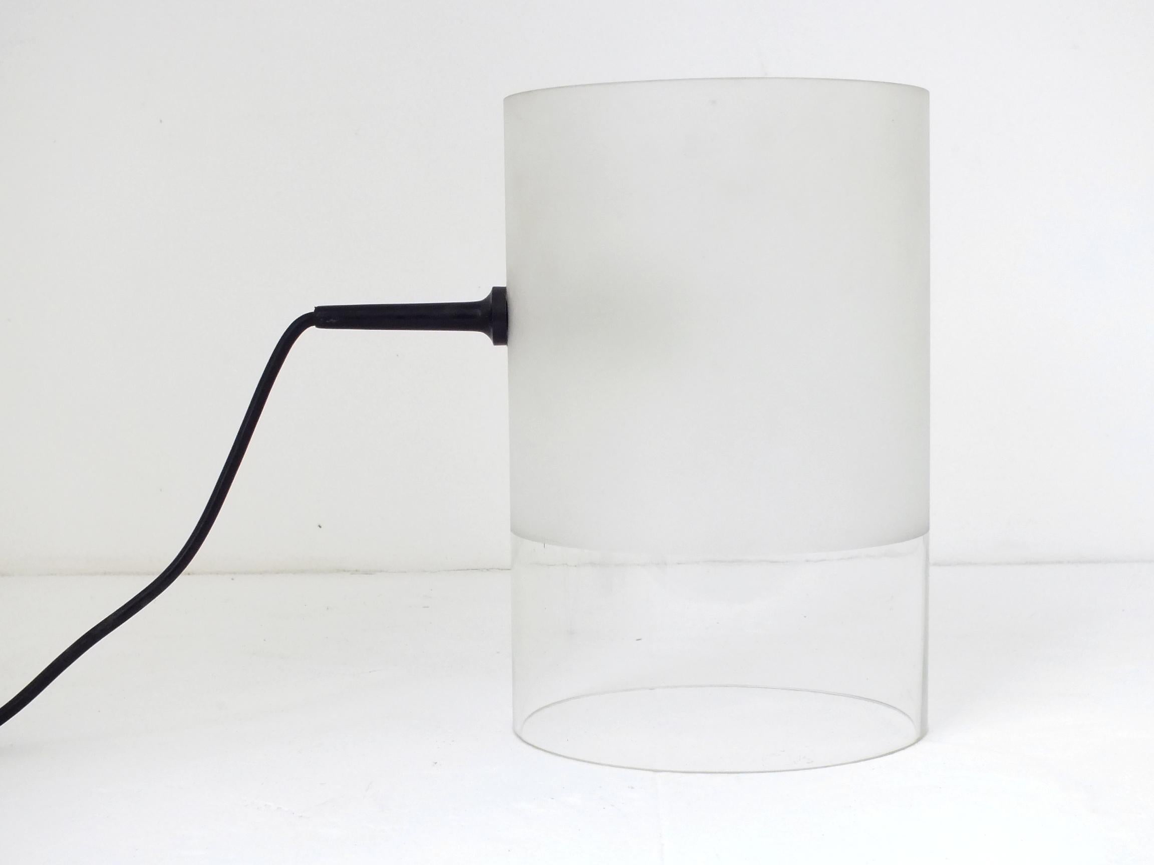 Art Glass Fatua Desk Lamp Fontana Arte Italy Design Guido Rosati Years 70s Space Age Optic For Sale