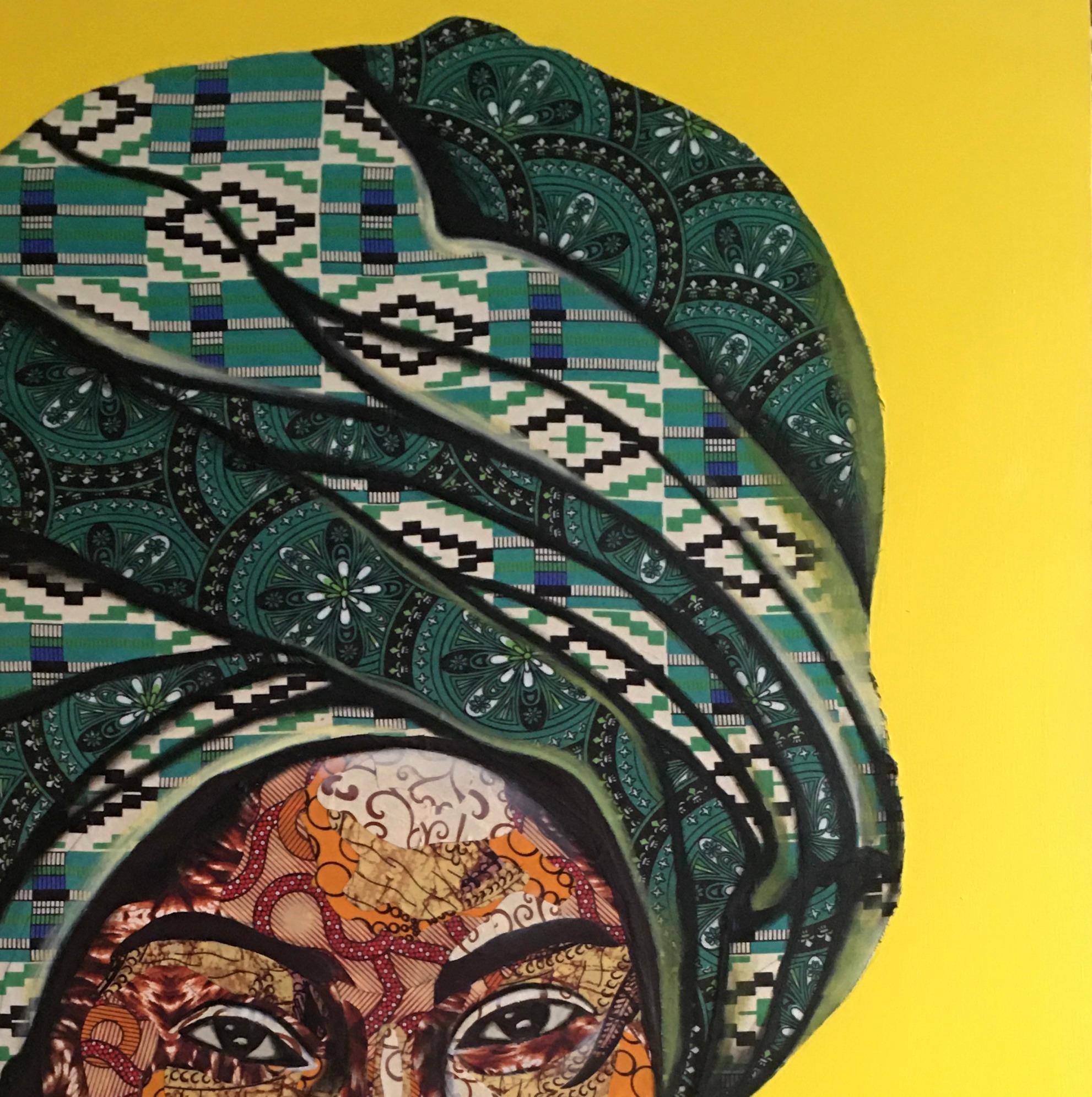 Arike - Painting Espressionista di Fatunmbi Anjolaoluwa Grace