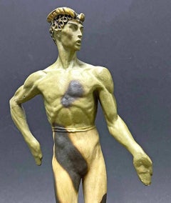 „Faun und Nymph“, Art-Déco-Skulptur von Nijinsky in „Afternoon of a Faun“