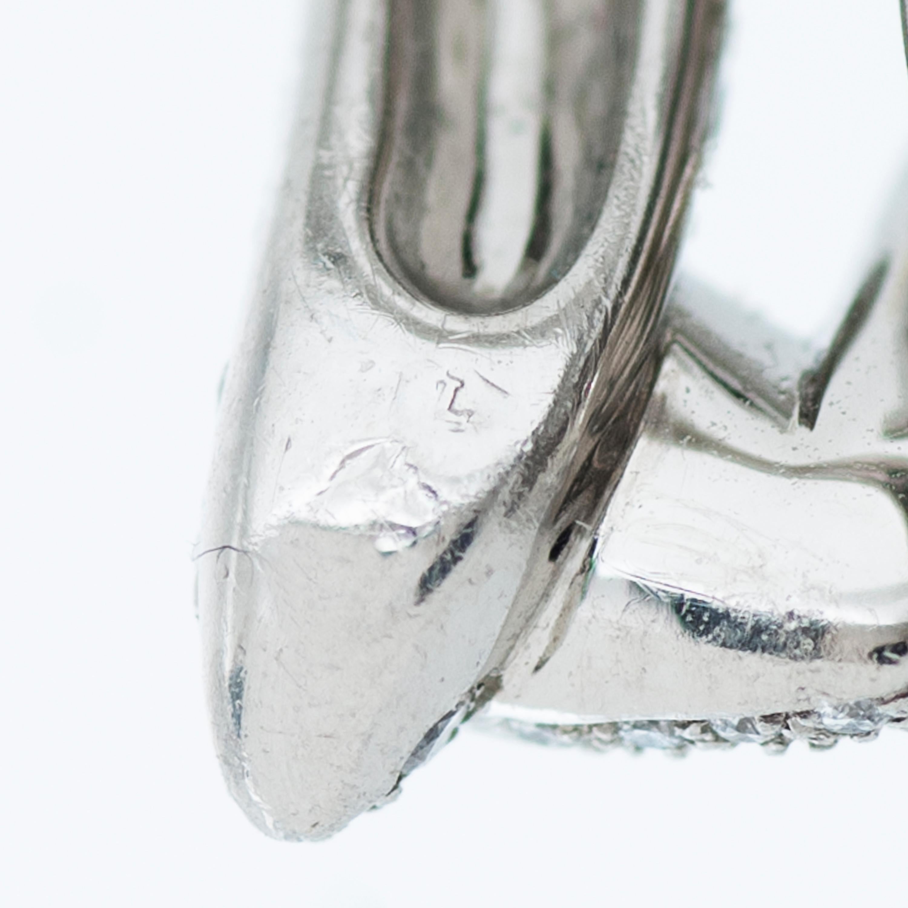 Faune et Flore de Cartier Alligatorring aus Platin mit Diamanten und Smaragden 2