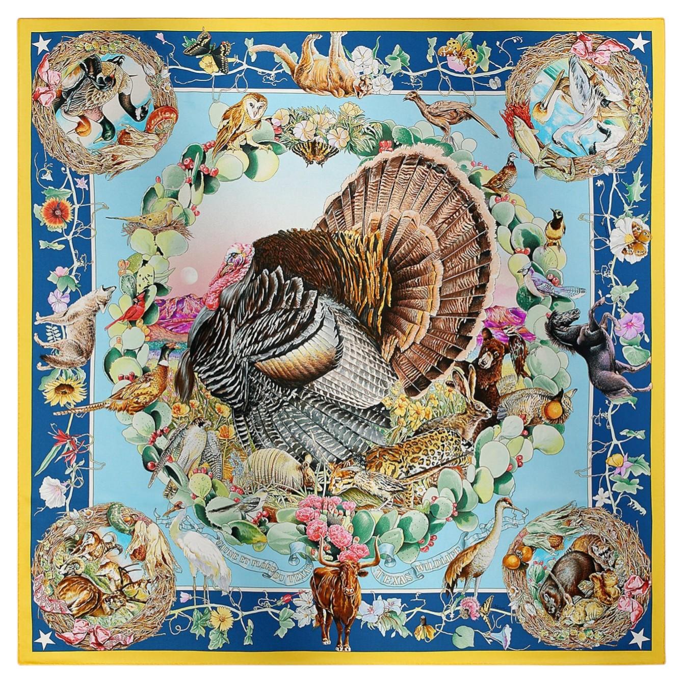 Sciarpa Faune et Flore du Texas Forever 90 NUOVO 2025 in vendita