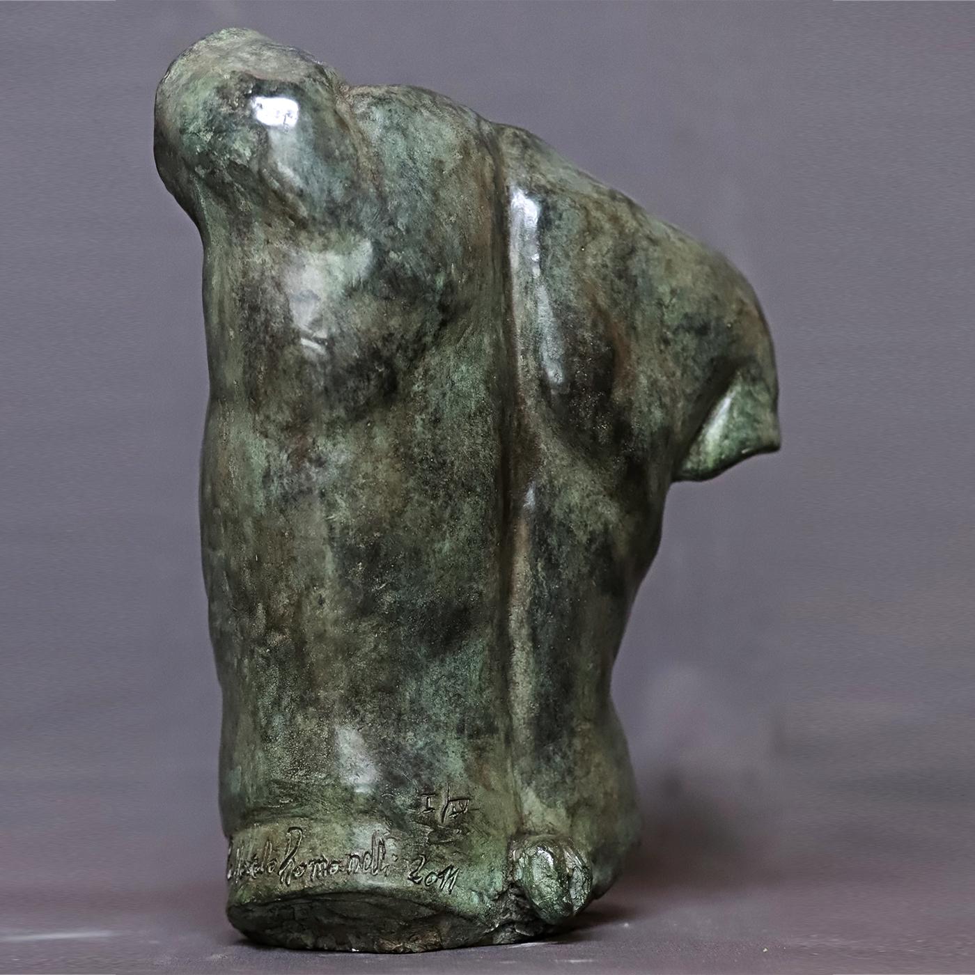 Italian Fauno Torso Bronze Sculpture For Sale