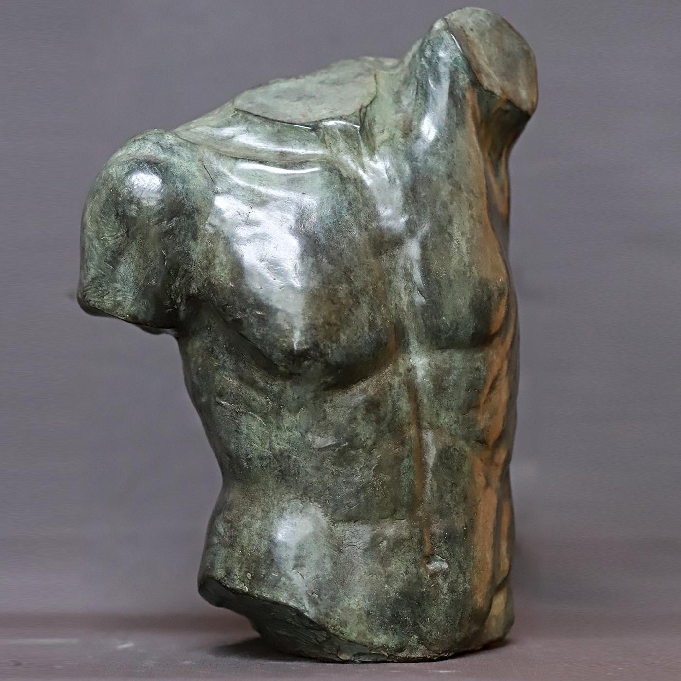 Ce buste fait partie d'une édition limitée de seulement six pièces créée en 2011 à partir d'un modèle original du sculpteur Raffaello Romanelli. Inspirée du célèbre Torse Gaddi exposé dans la salle des sculptures classiques des musées des Offices à