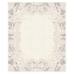 Floral pattern Modern Classics Rug handcrafted - Faunus Orchard Grey