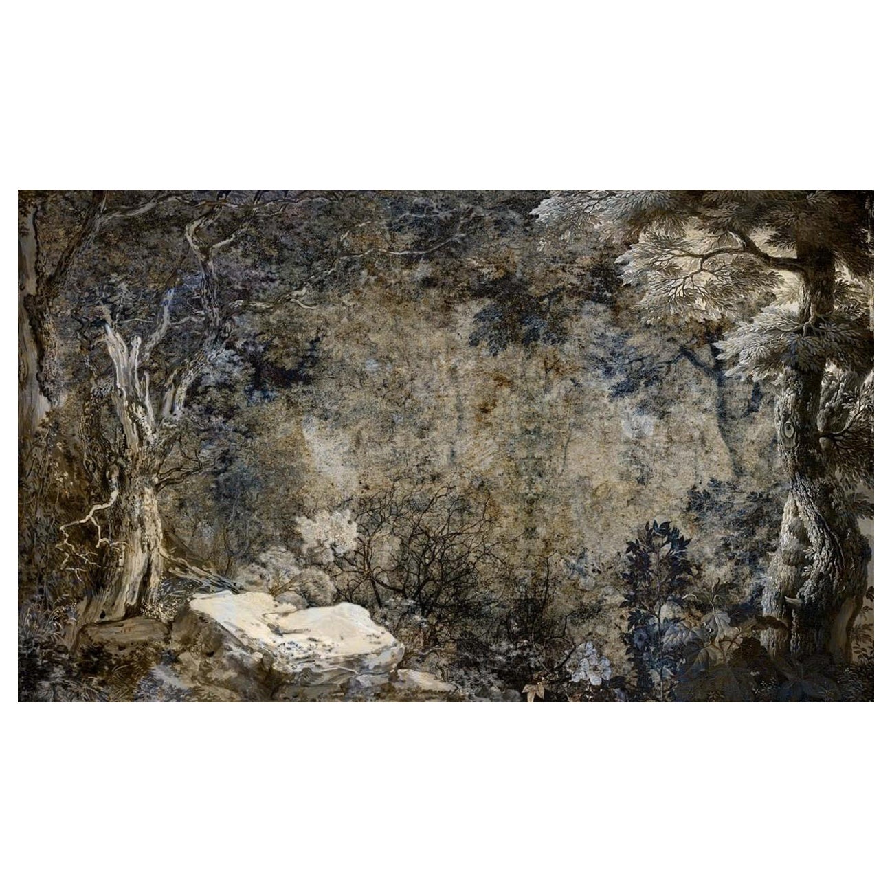 Faunus  Wandpapier aus Stoff, auch für nasse Bereiche geeignet