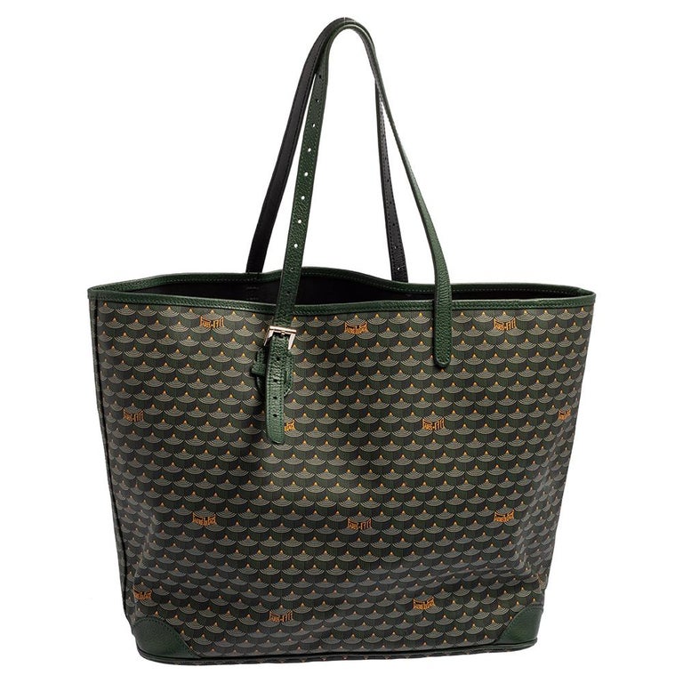Faure Le Page Green Coated Canvas and Leather Daily Battle 37 Tote at  1stDibs  faure le page 37, faure le page daily battle 37, faure le page  daily battle tote