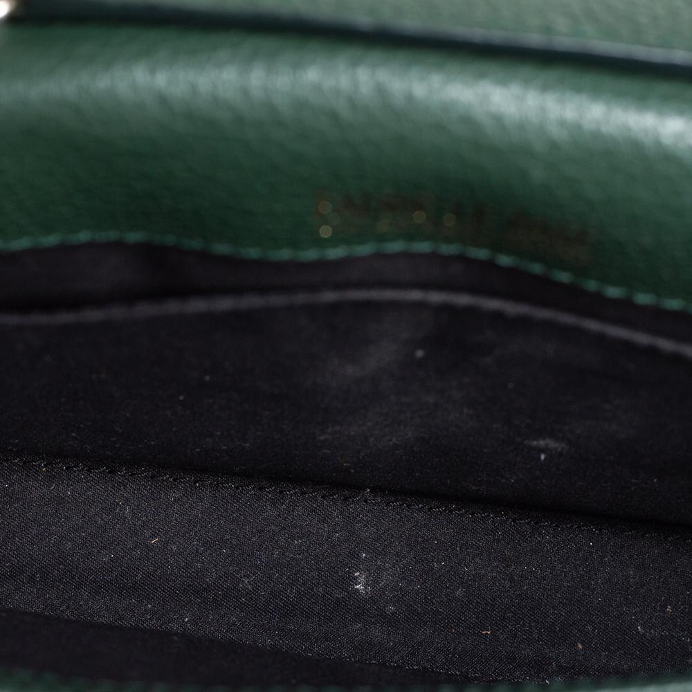 Fauré Le Page Grünes Leder Calibre 21 Top Handle Tasche 1