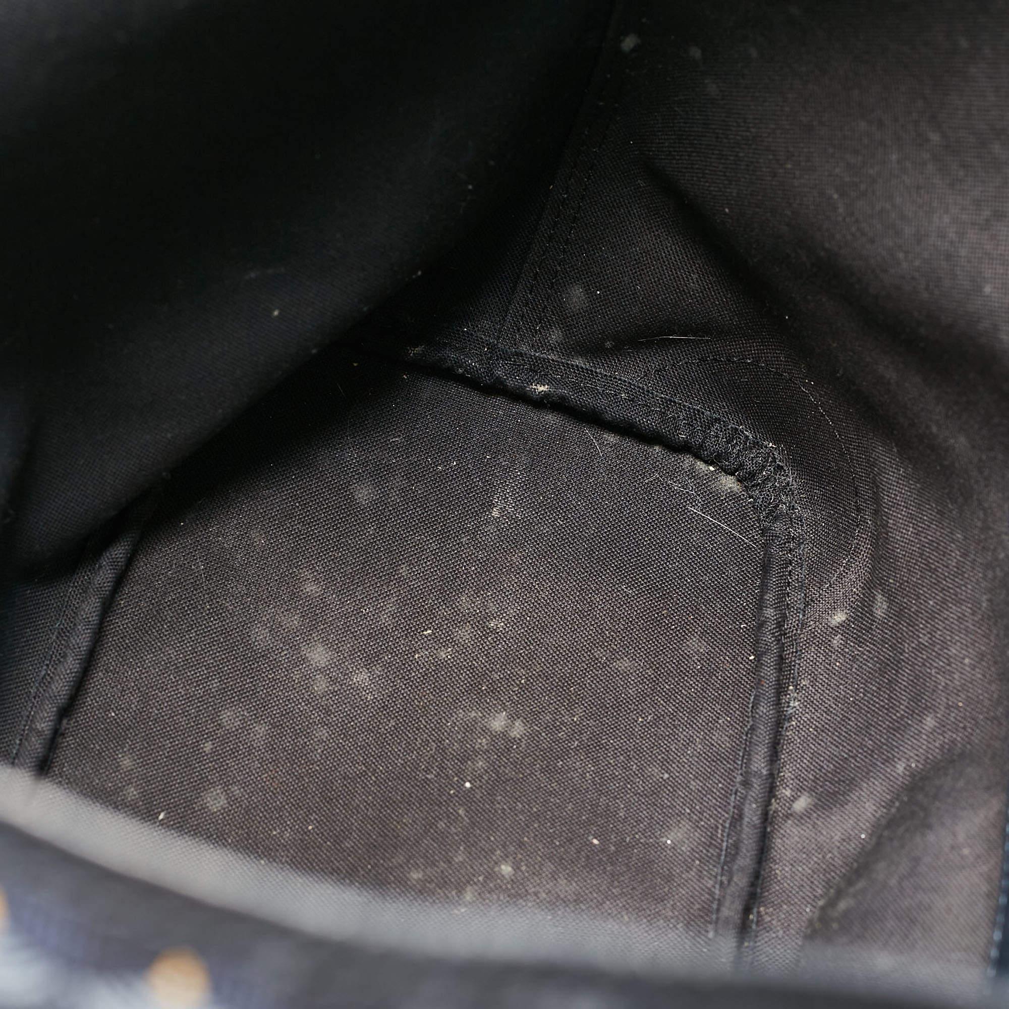 Faure Le Page Navy Blue Coated Canvas and Leather Daily Battle Tote 3