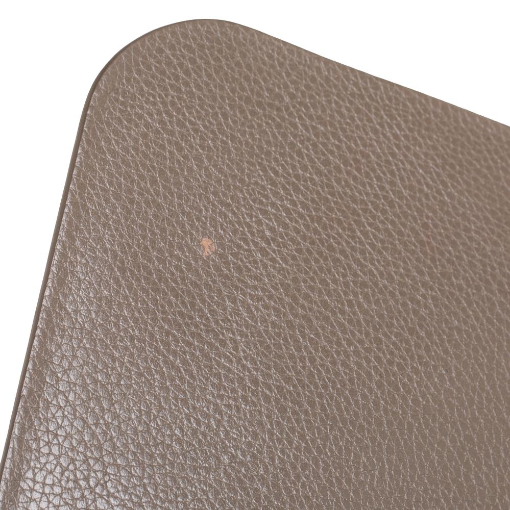 Faure Le Page Olive Green Leather and Coated Canvas Calibre 27 Top Handle Bag In Good Condition In Dubai, Al Qouz 2