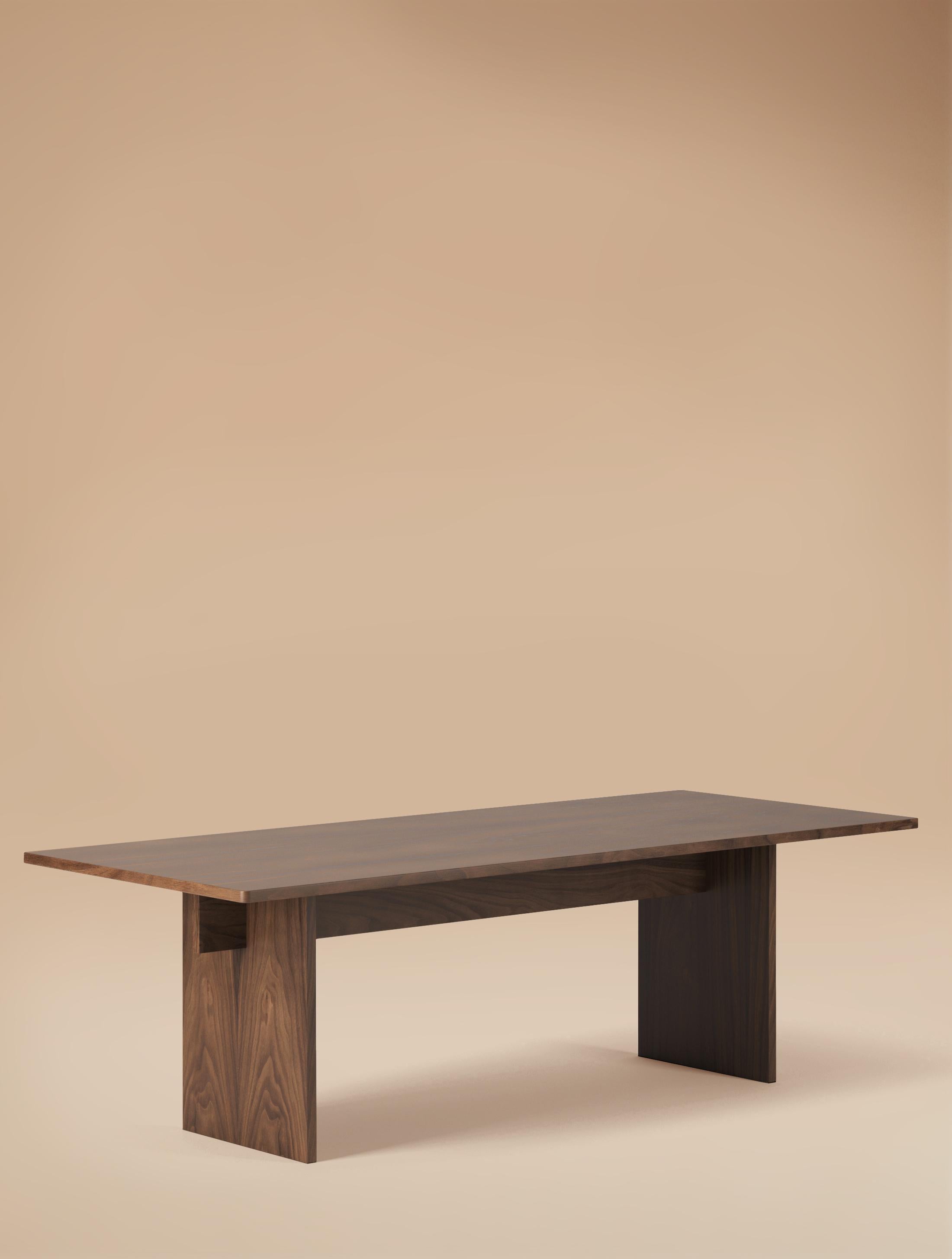6 Seater Faure Table Handcrafted in Blackened Oiled Oak by Lemon 12