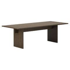 8 Seater Faure Table Handcrafted in Charcoal Oiled Oak by Kevin Frankental