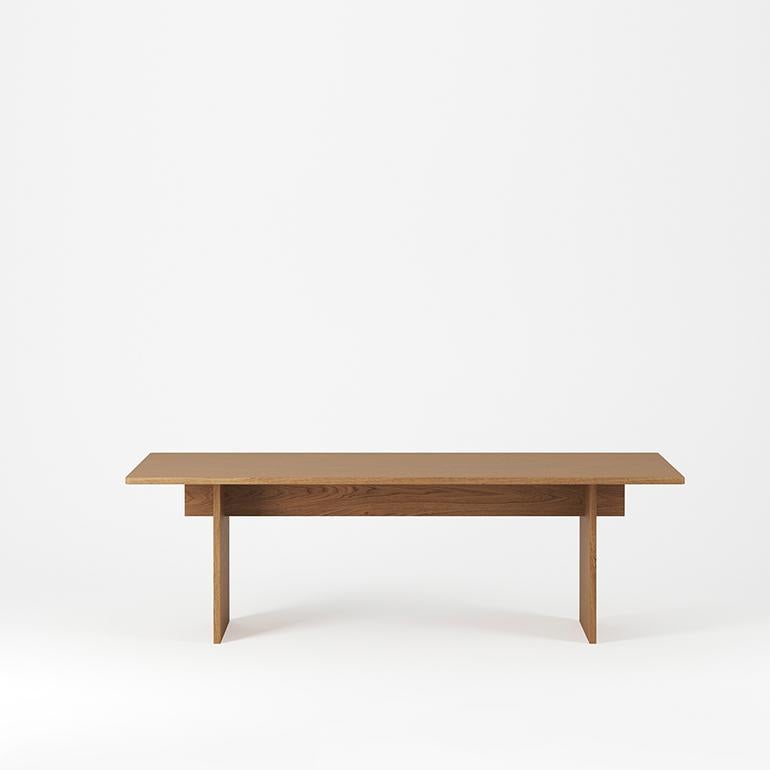 Minimalist 8 Seater Faure Table Handcrafted in Oak  by Kevin Frankental