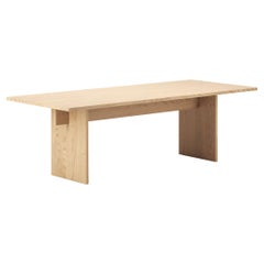 Faure Table Handcrafted in Oak Veneer and Solid Oak by Kevin Frankental