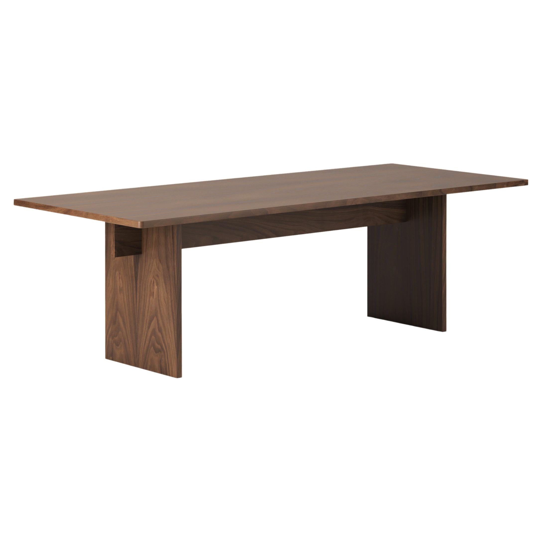 6 Seater Faure Dining Table Handcrafted in Walnut by Kevin Frankental